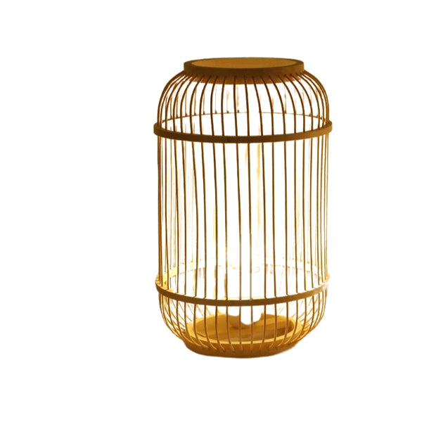 Lampe de Chevet Bambou Cage d'Oiseau 1 - Bambou Planète