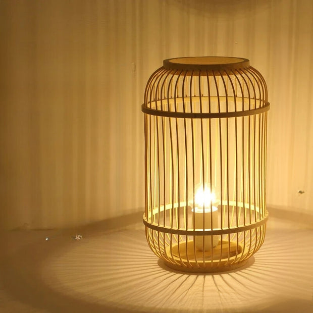 Lampe de Chevet Bambou Cage d'Oiseau 2 - Bambou Planète