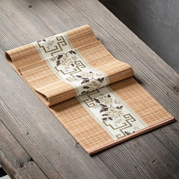 Set de table Bambou naturel motif Beige - Bambou Planète